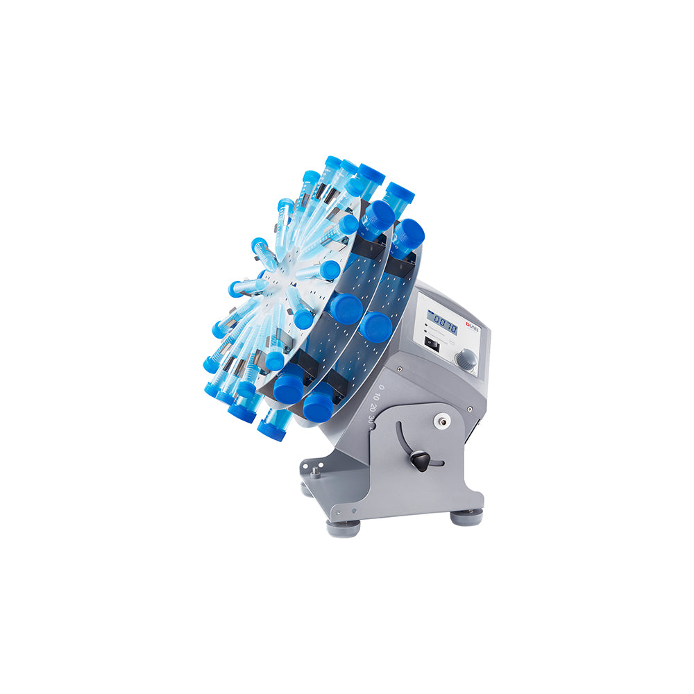 MX-RD-Pro LCD Digital Rotator with 50ml Disk Accessory 18900162, Compatible with Various Disk Accessories, Variable Speed, Adjustable Mixing Angle