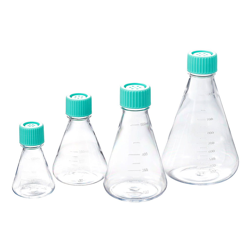 1000 mL Sterile Non-Treated Erlenmeyer Flasks with Plug Seal Cap