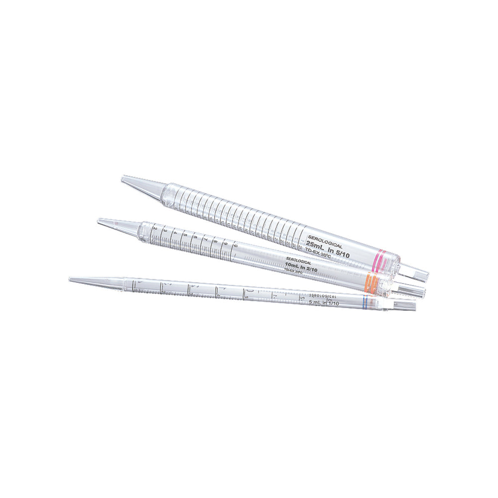 Mini™ Serological Pipets, 5.0 mL, Graduation 1/10 mL, Blue Color code, Paper/plastic individually packed, Sterile, 200piece(s)/case