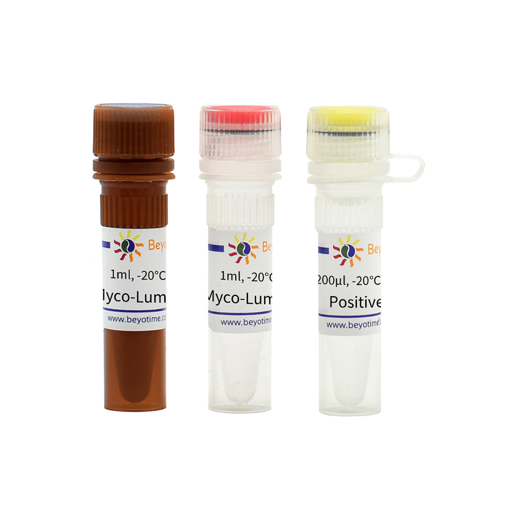 Myco-Lumi™ Lumineszierendes Mykoplasma-Erkennungskit für Instrumente mit geringer Empfindlichkeit, 20T