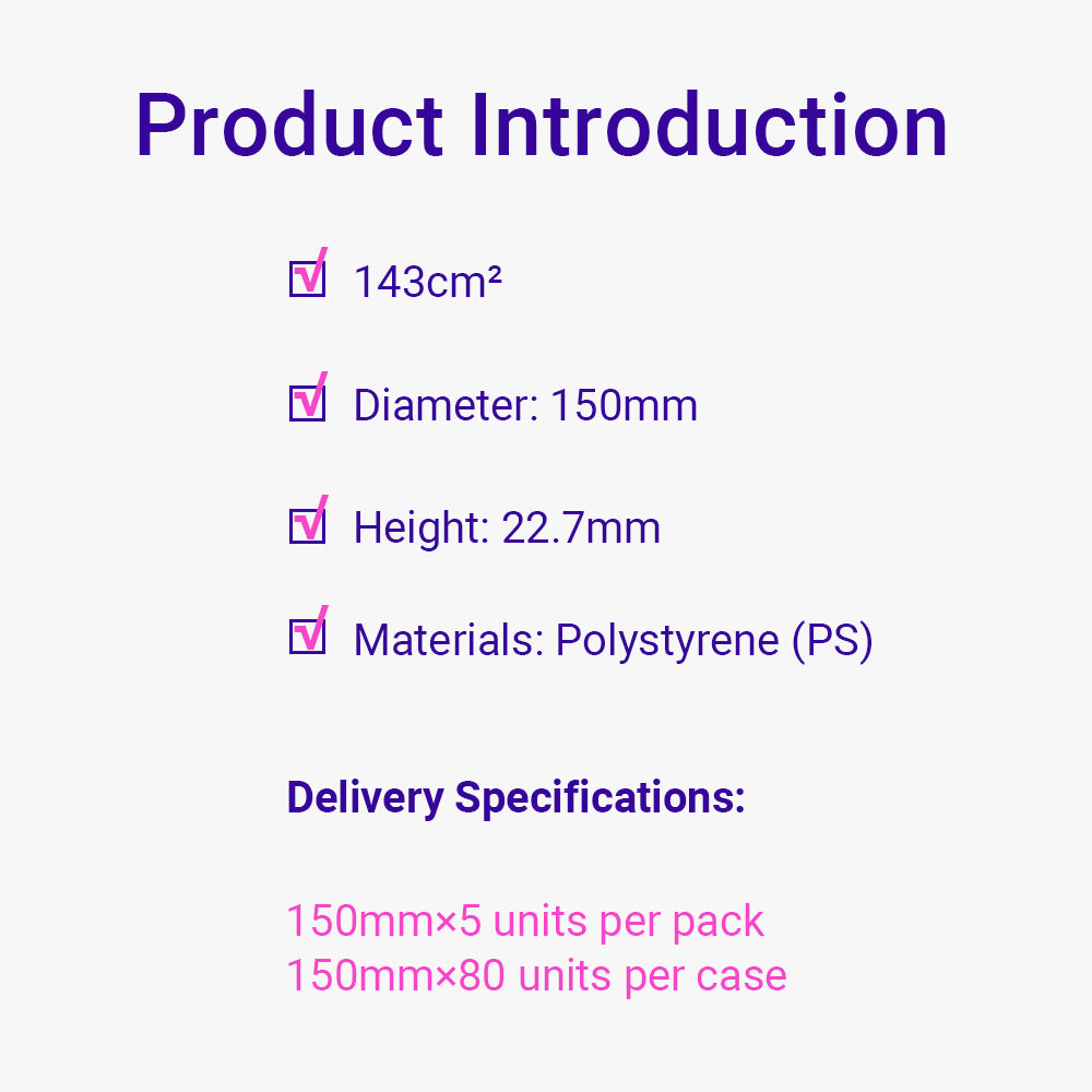 Cell and Tissue Culture Dishes, 15 cm, 143.0cm², CellATTACH Treated, Sterile, 80piece(s)/case