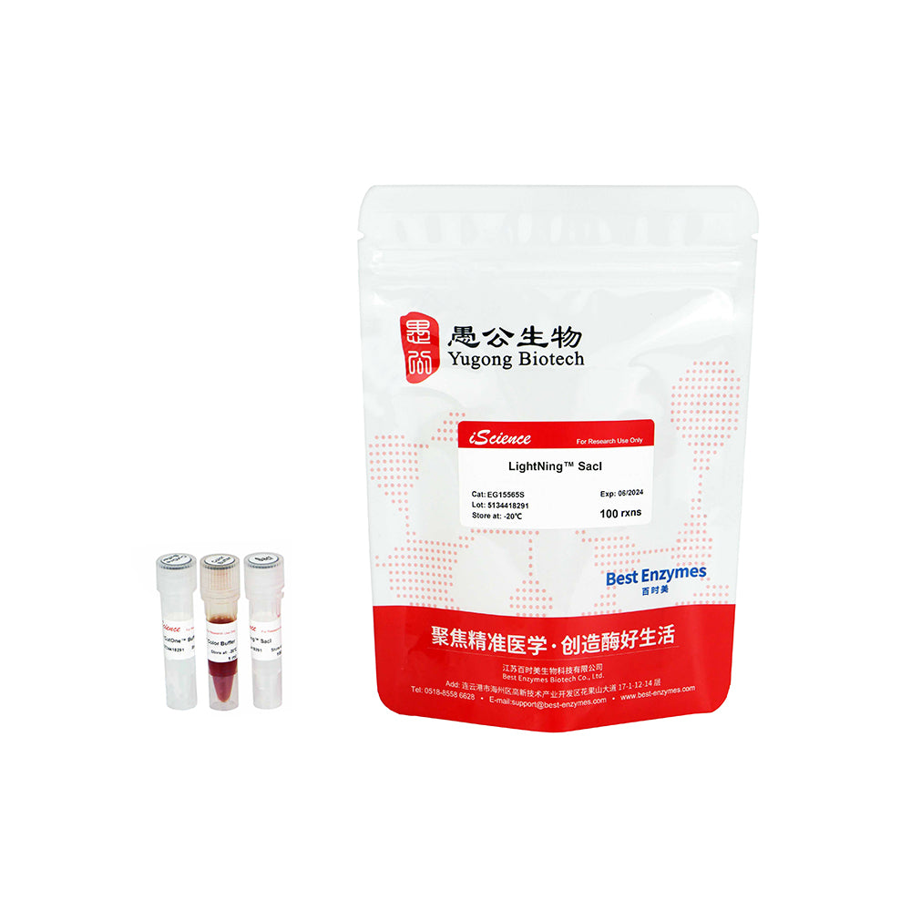 LightNing™ SacI Restriction Enzymes, 100 rxns, 1 rxn/μl
