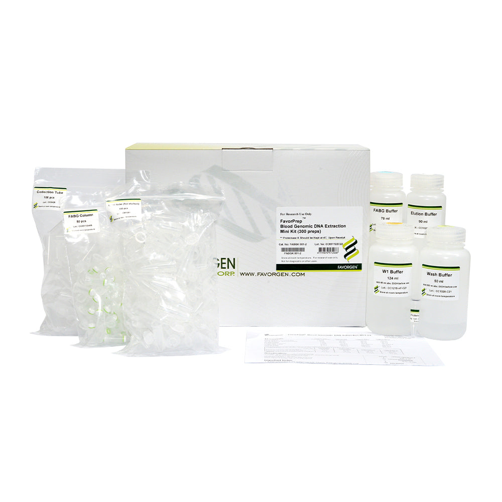 FavorPrep™ Blood Genomic DNA Extraction Mini Kit (300 preps)