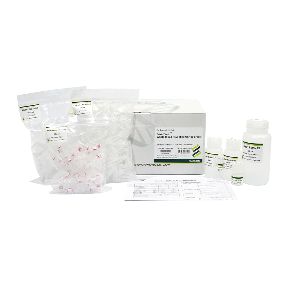 FavorPrep™ Whole Blood RNA Extraction Mini Kit (100 preps)
