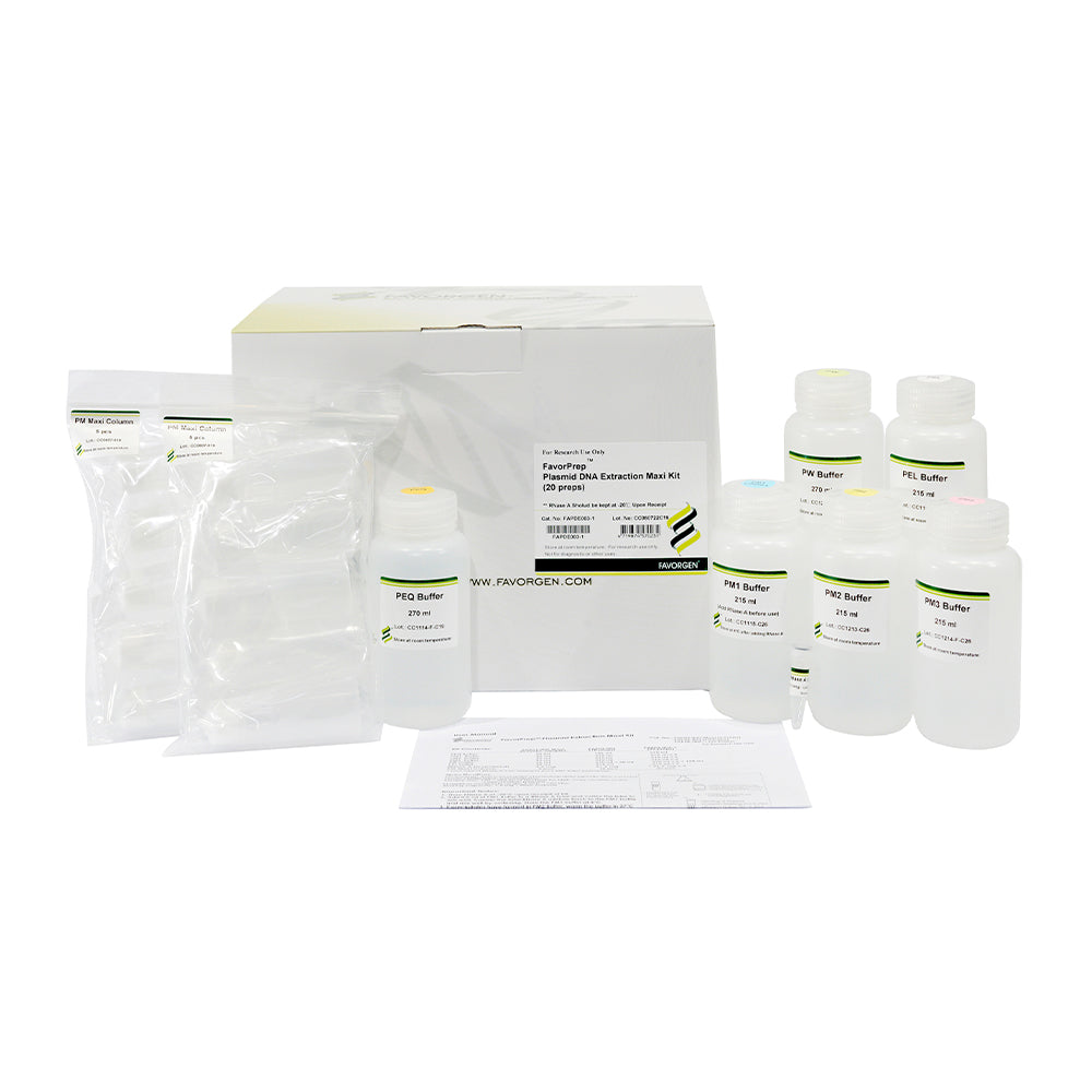 FavorPrep™ Plasmid Extraction Maxi Kit (20 preps)