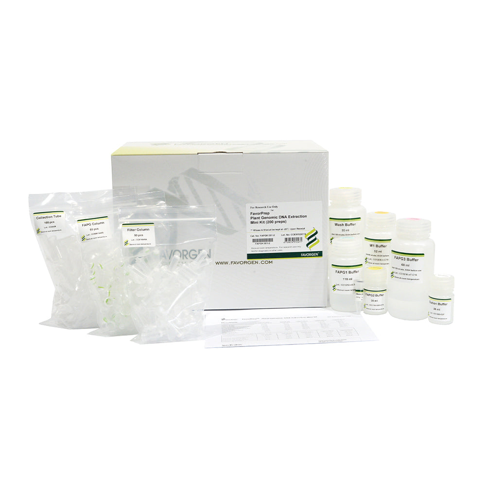 Favorprep™ Plant Genomic DNA Extraction Mini Kit (300 preps)