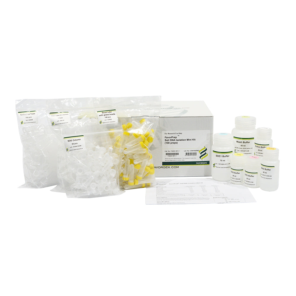 FavorPrep™ Soil DNA Extraction Mini Kit (100 preps)