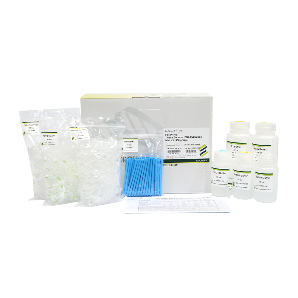 FavorPrep™ Tissue Genomic DNA Extraction Mini Kit (300 preps)