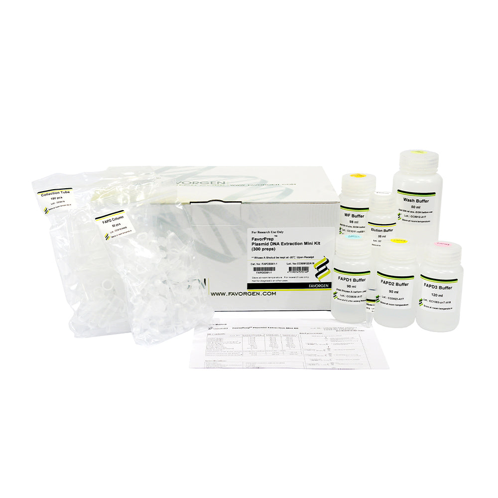 FavorPrep™ Plasmid Extraction Mini Kit (300 preps)