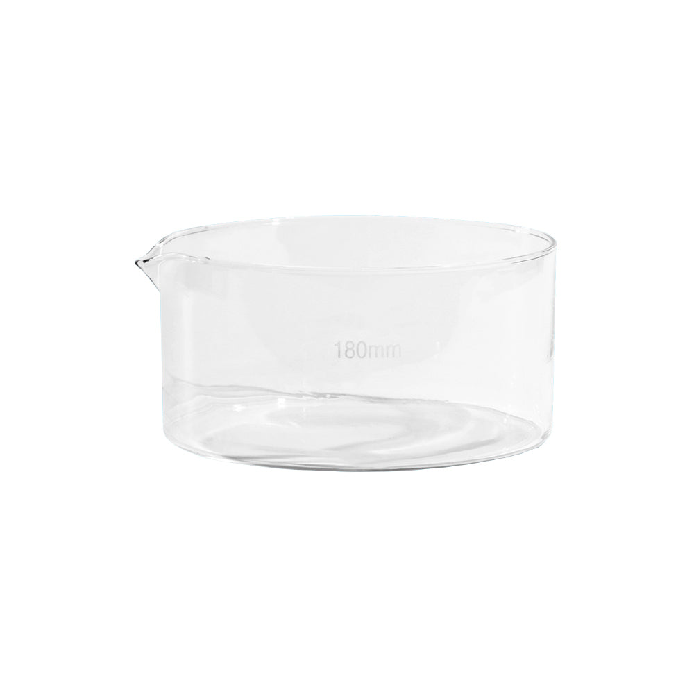 Crystallizing Dish, with Spout, Borosilicate 3.3 Glass, Top OD 230mm, 100mm H, 12 pcs/case