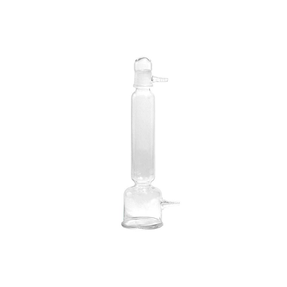 Gas Drying Tower, Glass Body, 500mL, Bottle OD 60mm, H 400mm, 12 pcs/case
