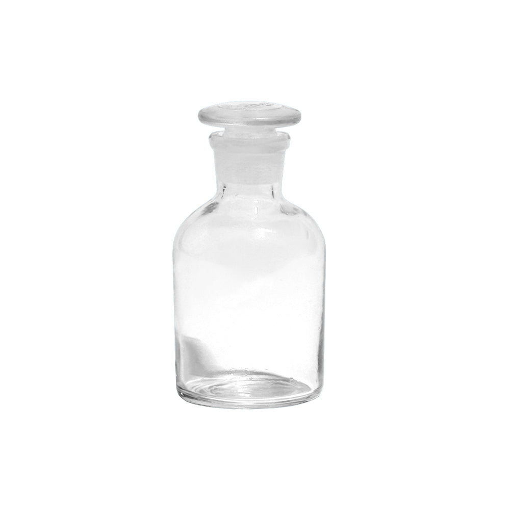 Reagent Bottle, Narrow Mouth, Clear Glass, with Glass/Plastic Stopper, 20L, ID 68mm, OD 284mm, H 545mm, 2 pcs/case