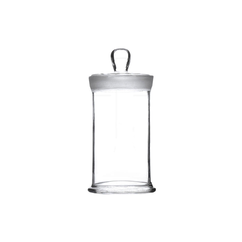 Specimen Jar, with Knob and Ground Glass Stopper, OD 90mm, H 400mm, 12 pcs/case