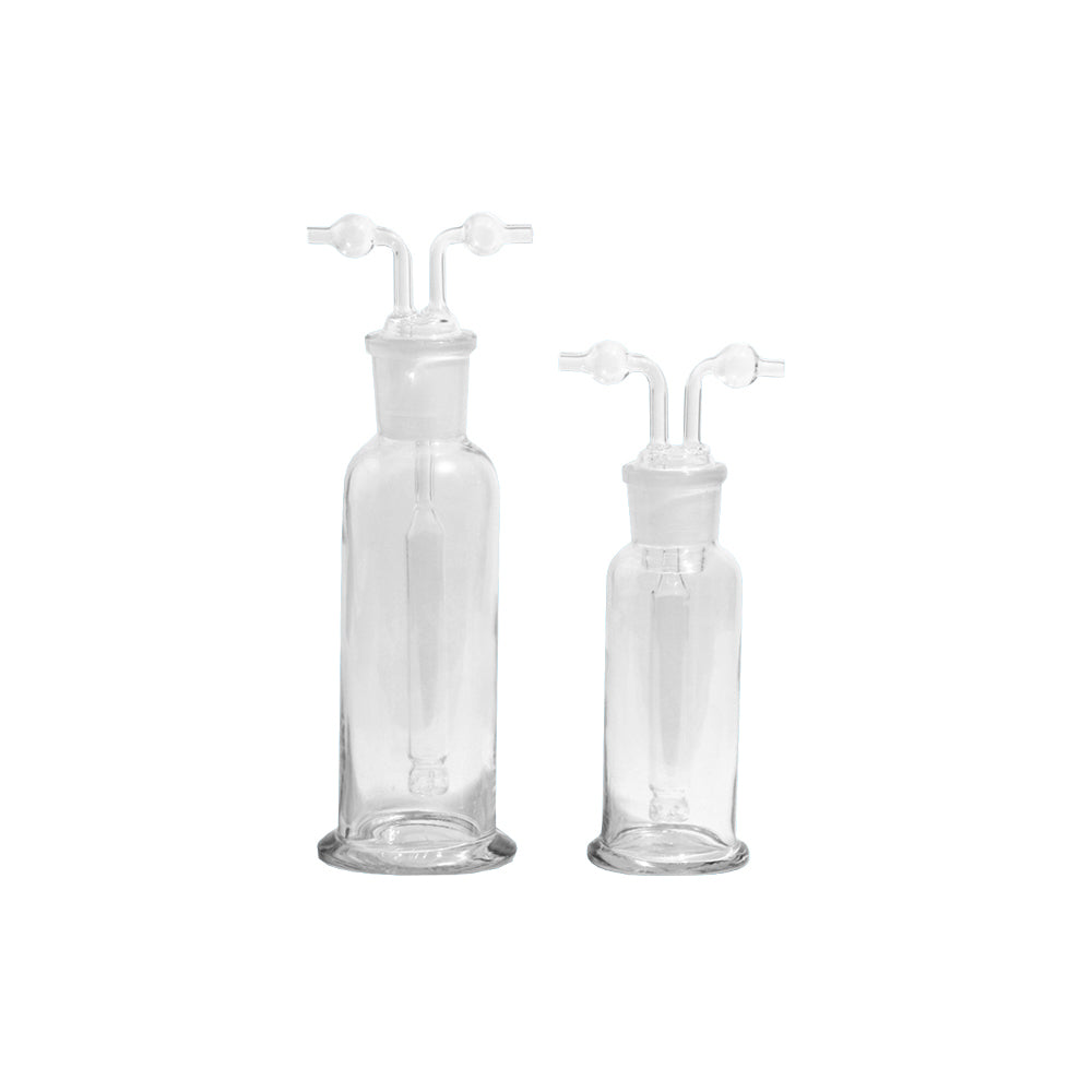 Gas Washing Bottle, Muencke Type, 500mL, Body H 240mm, Ground Mouth 34/35, H 315mm, 12 pcs/case