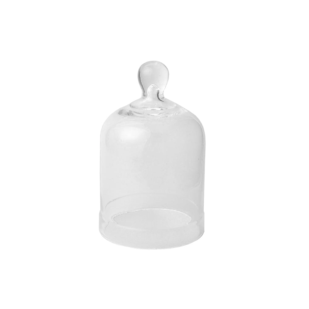 Bell Jar, Clear Glass, with Knob, ID 200mm, H 300mm, 4 pcs/case