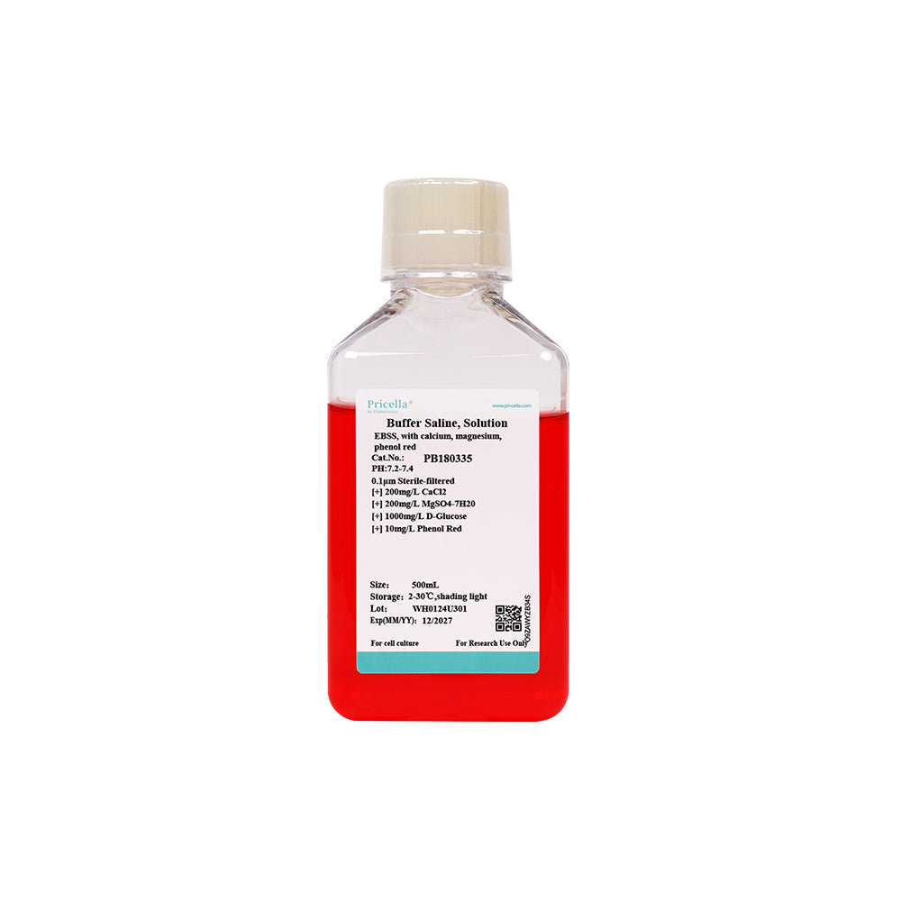 Earle's Balanced Salt Solution (EBSS), mit Kalzium, Magnesium, Phenolrot, 500 ml