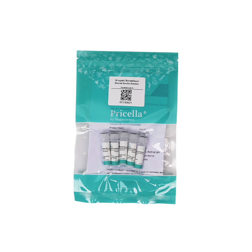10 mg/ml rekombinante Humaninsulinlösung, 1 ml × 5