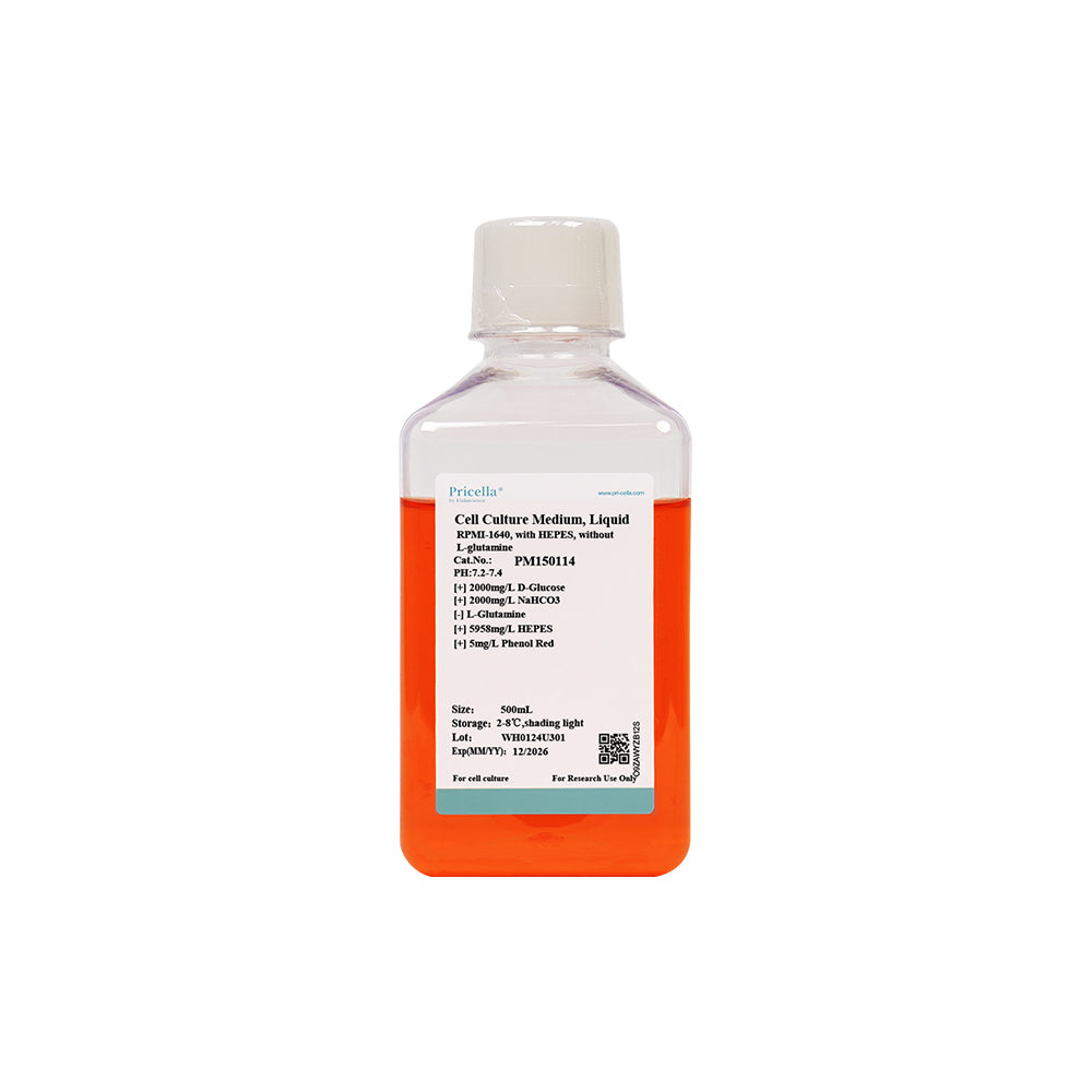 RPMI-1640, mit HEPES, ohne L-Glutamin, 500 ml
