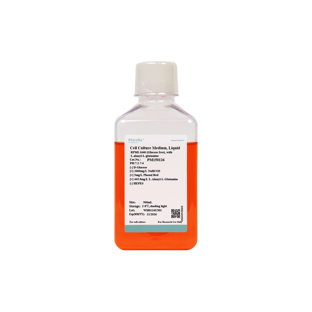 RPMI-1640 (Glucosefrei), mit L-Alanyl-L-Glutamin, 500 ml