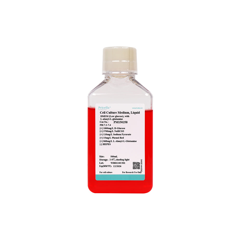 DMEM (niedriger Glukosegehalt), mit L-Alanyl-L-Glutamin, 500 ml