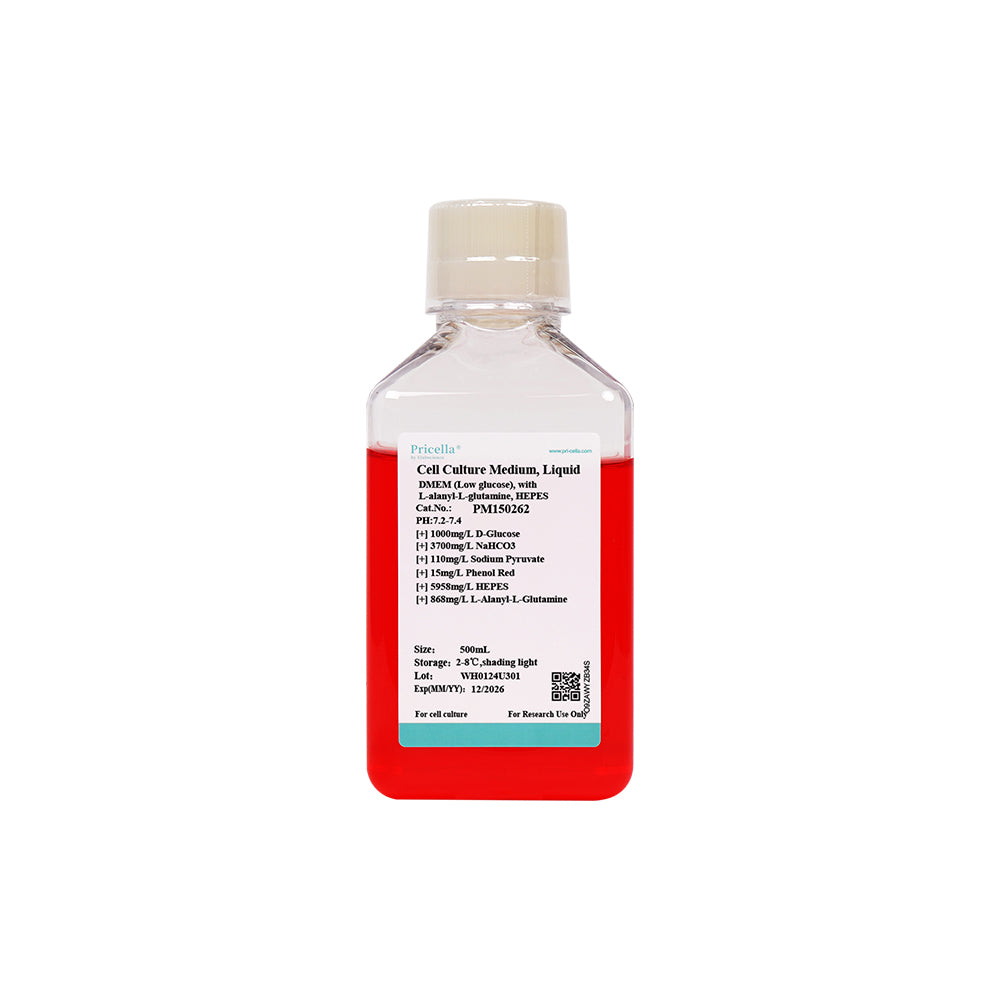 DMEM (niedriger Glukosegehalt), mit L-Alanyl-L-Glutamin, HEPES, 500 ml