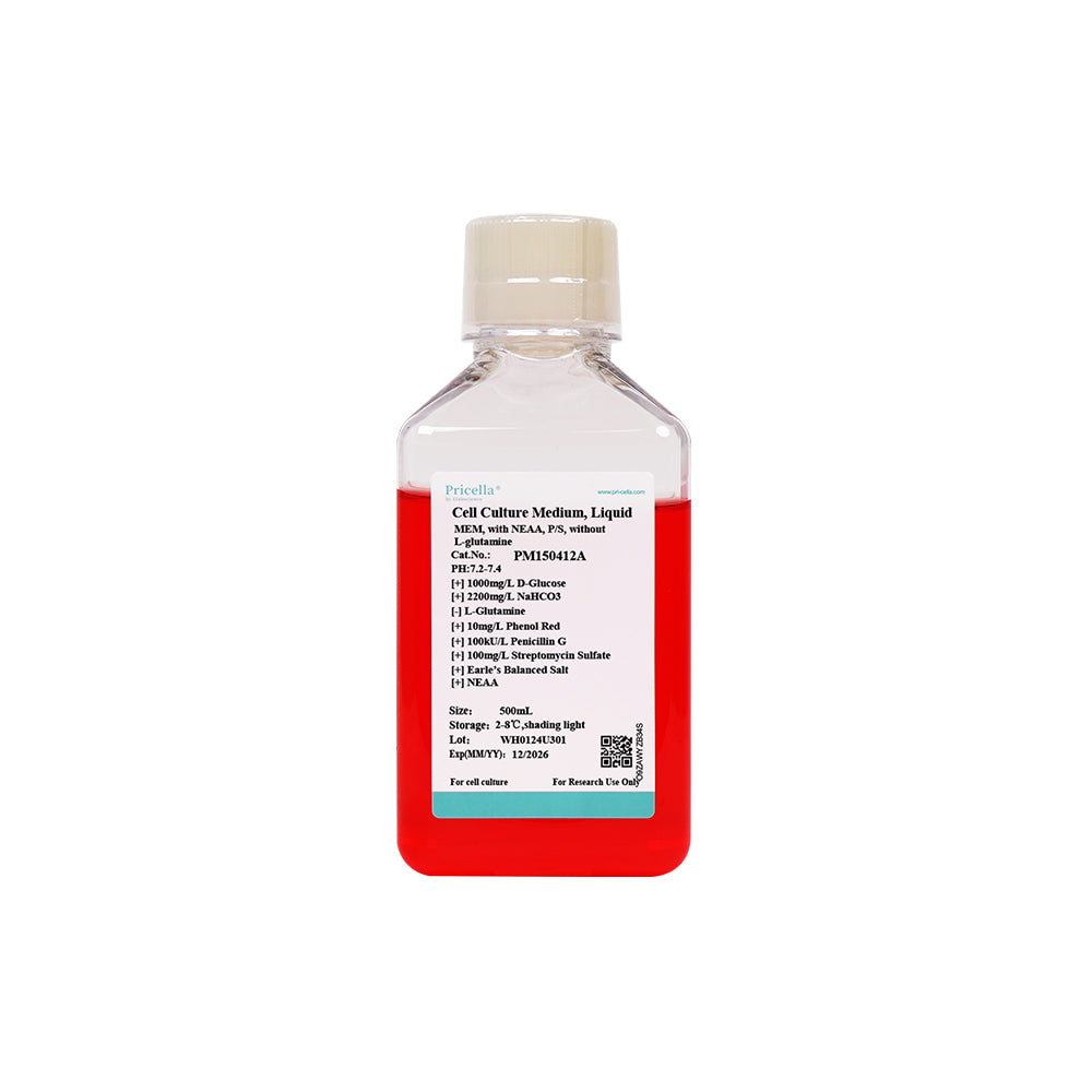 MEM, mit NEAA, P/S, ohne L-Glutamin, 500mL