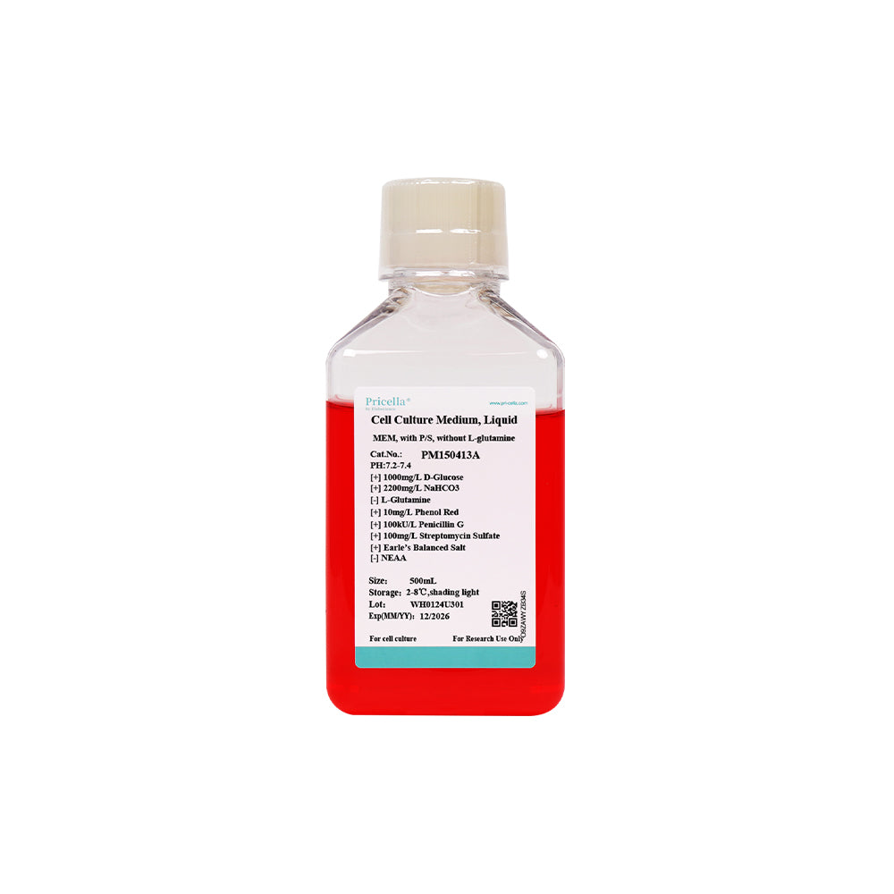 MEM, mit P/S, ohne L-Glutamin, 500mL