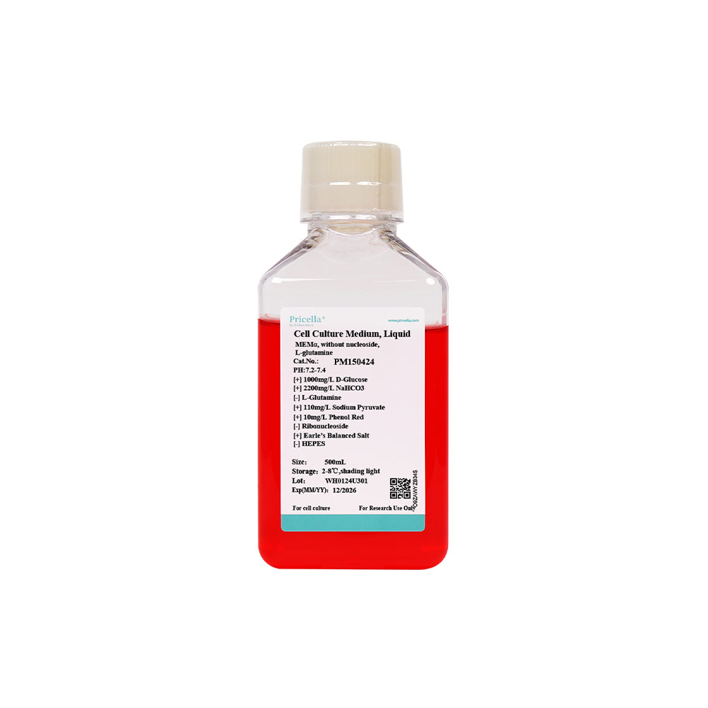MEMα, ohne Nukleosid, L-Glutamin, 500mL