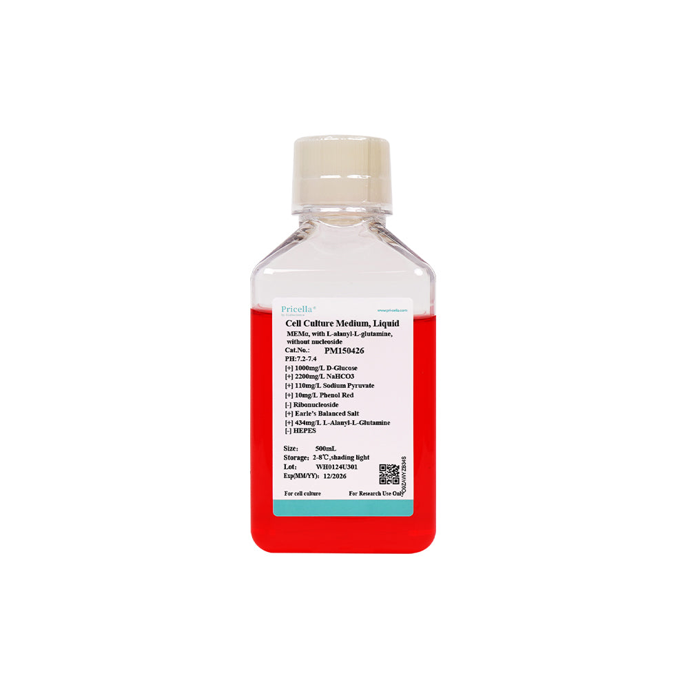 MEMα, mit L-Alanyl-L-Glutamin, ohne Nukleosid, 500mL