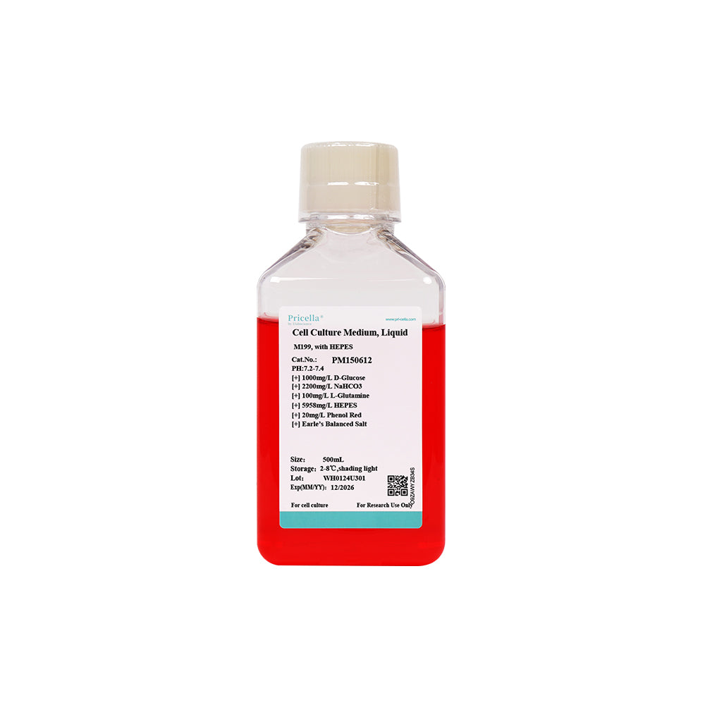 M199, with HEPES, 500mL