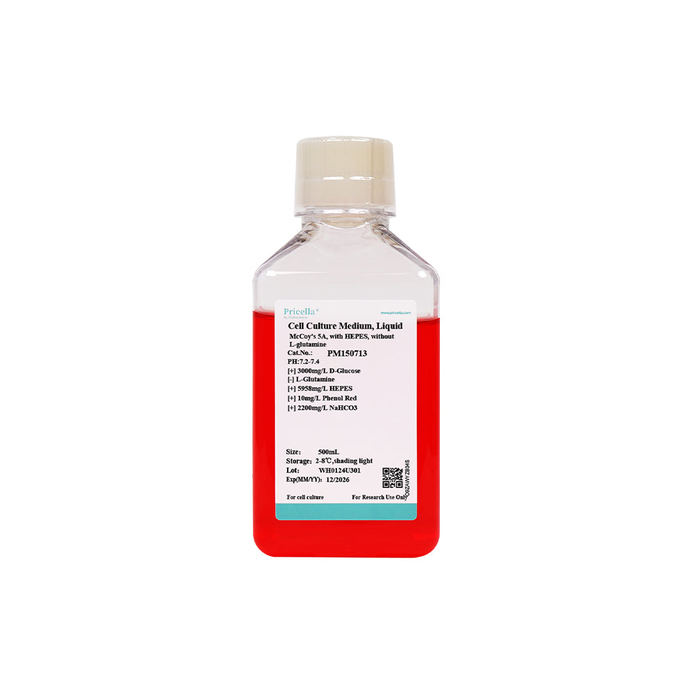 McCoy's 5A, mit HEPES, ohne L-Glutamin, 500 ml