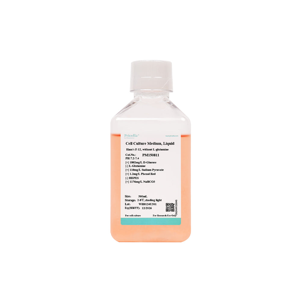 Ham's F-12, ohne L-Glutamin, 500mL