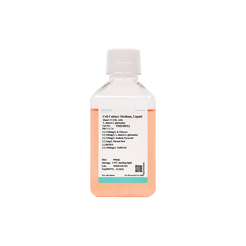 Ham's F-12K, mit L-Alanyl-L-Glutamin, 500 ml