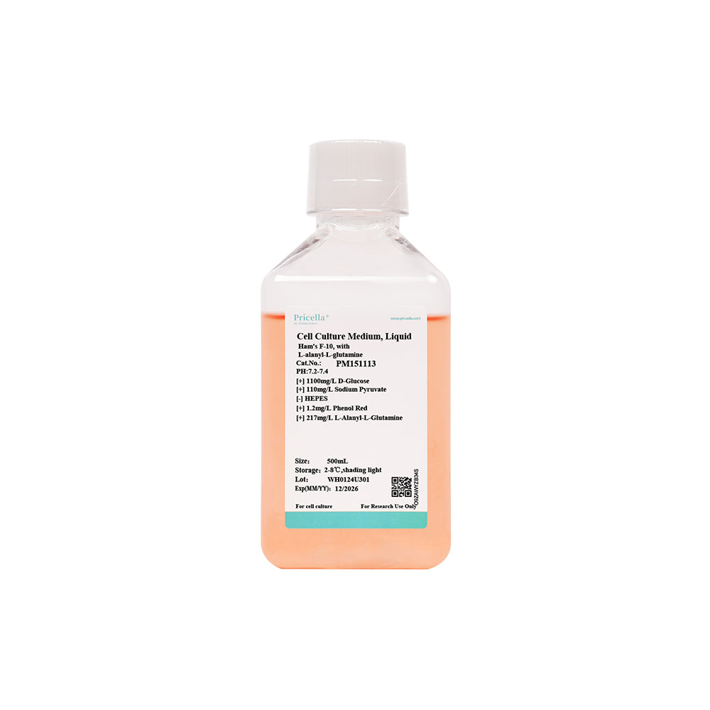 Ham's F-10, mit L-Alanyl-L-Glutamin, 500 ml