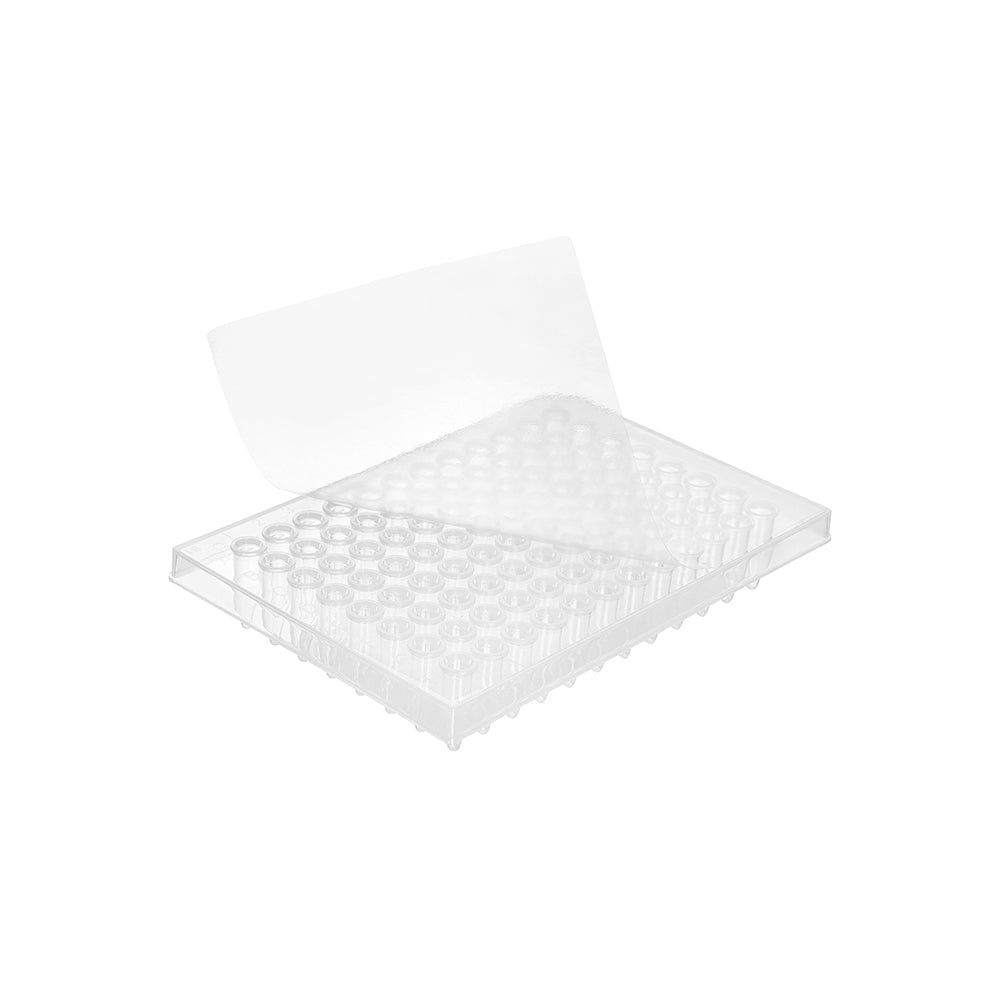 Highly permeable Sealing Film, 140*80 mm(L*W), High - transparency PP, (LW), good sealing, low evaporation, prevents cross - contamination of samples between wells, No autofluorescence, suitable for fluorescent quantitative PCR, 1000piece(s)/case
