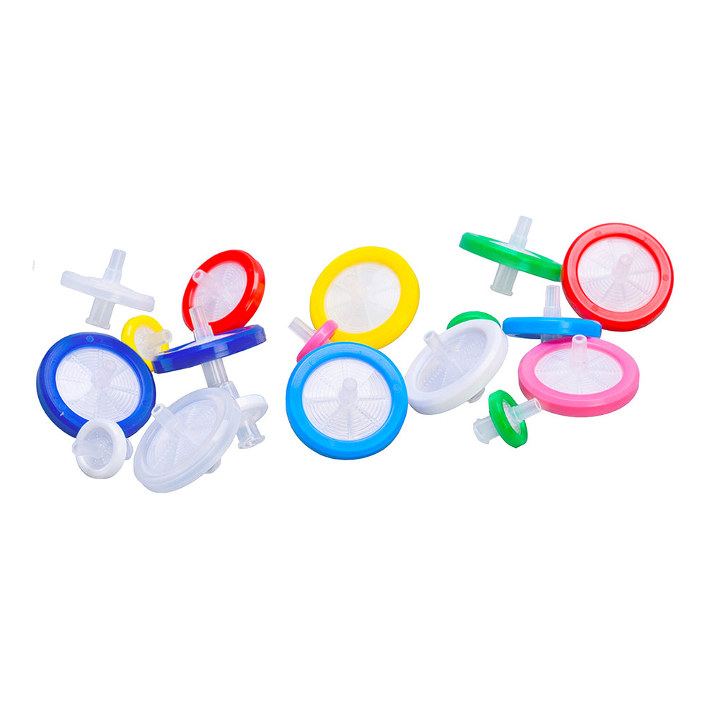 Syringe Filters, 0.22 μm, 13 mm, PTFE membrane, White, Sterile, 800piece(s)/case