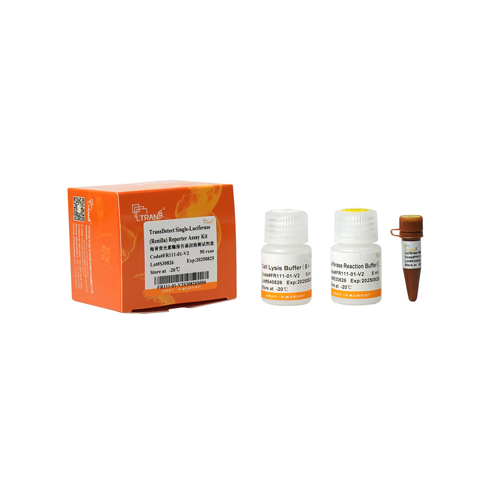 TransDetect® Single-Luciferase (Renilla) Reporter-Assay-Kit – 50 RXNs
